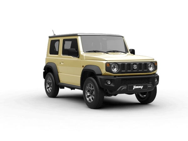 Suzuki All New Jimny Chiffon Ivory Metallic + Bluish Black Pearl