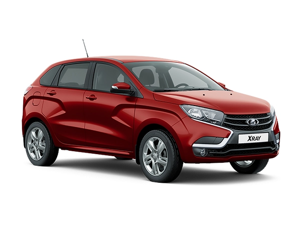 Lada XRay Красный "Огненно-красный"